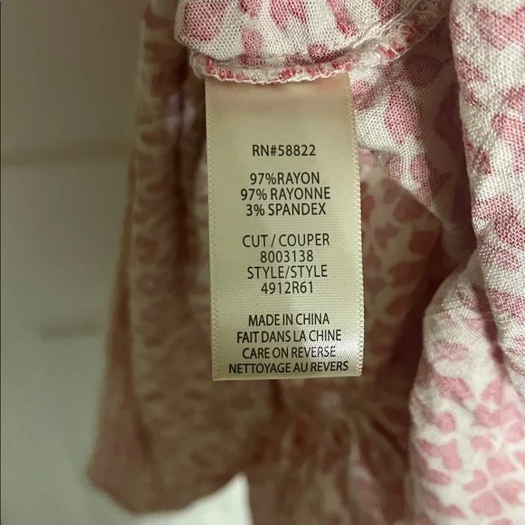 Max Studio Red Patterned Midi Dress - Picture 5 of 7